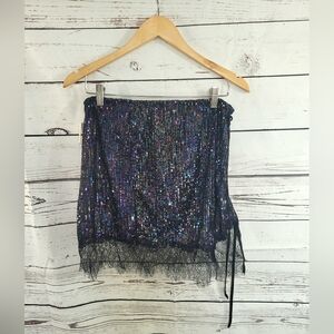 Free People Gold Rush Half Slip Skirt Size Small NWT